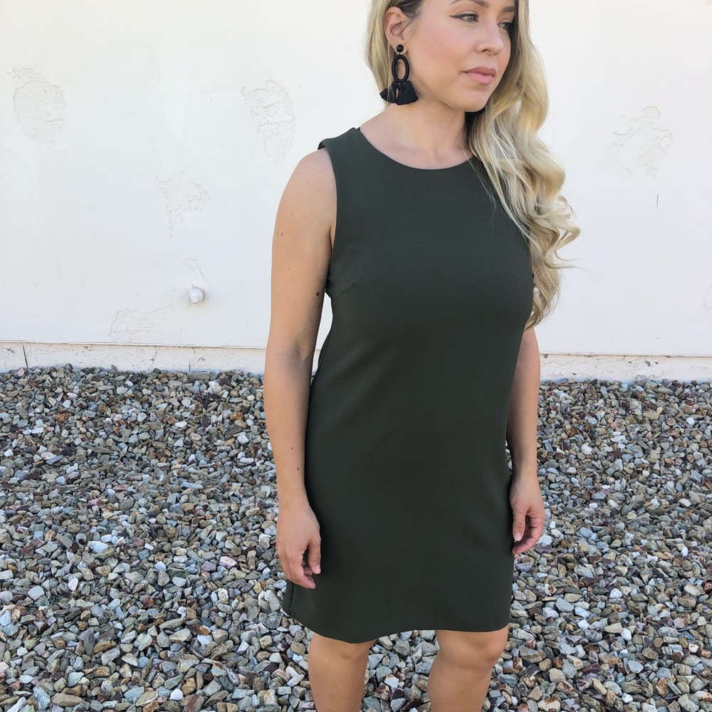 Army green dress